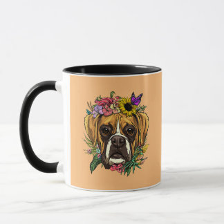 Boxer hund - vackert foto mugg