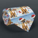 Boxer Hund Winter Wonderland jul Joy Slips<br><div class="desc">Den här festliga designen fångar julhelgens glatta anda och har en vacker valp med en julhatt. Hund ligger i ett vinterland, komplett med ett snögubbe, ett dekorerat Julgran och vackert inslaget presenter. Snöflingor faller försiktigt, vilket ger en magisk beröring till scenen, medan det pulserande färgen i helgdag skapar en varm...</div>