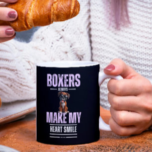Boxer Hundar gör mitt hjärta till sjö Kaffemugg