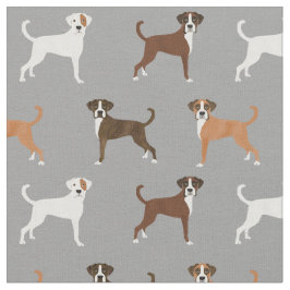 Boxer hundar med svan grått tyg