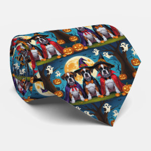 Boxer Hundar Pumpkin Halloween Funny Slips
