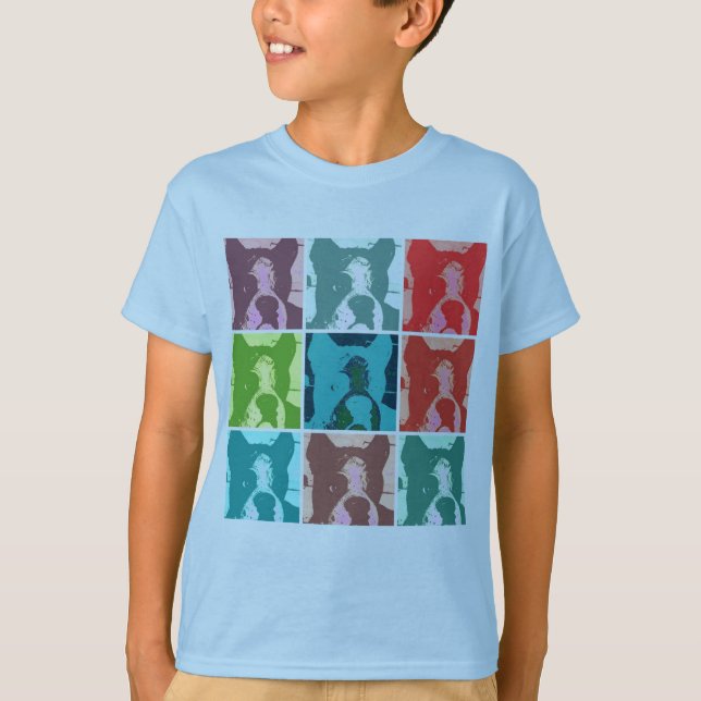 Boxer Hundar T Shirt (Framsida)