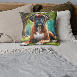 Boxer Hund🐾Vicka Röven & Svansvagg Kudde