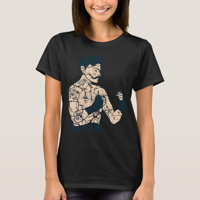 Boxer-Idrottsman eller Boxer T Shirt (Framsida)