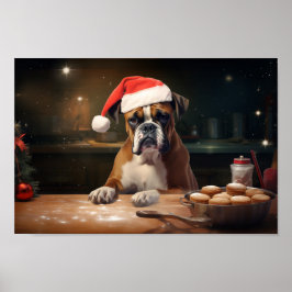 Boxer jul Cookies Festive Helgdag Poster
