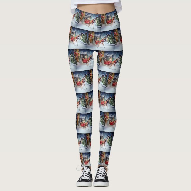 Boxer jul - festsäsong leggings (Framsida)
