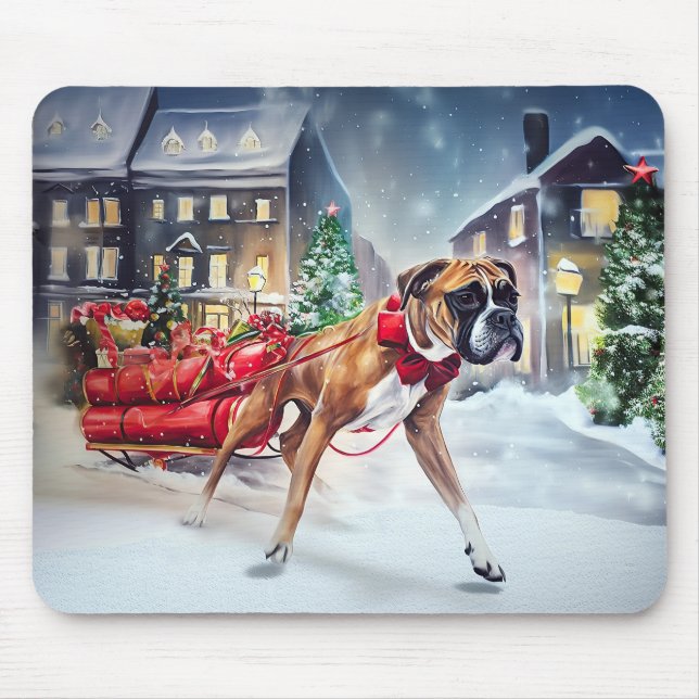 Boxer jul - festsäsong musmatta (Framsidan)