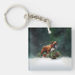 Boxer jul snö vinter