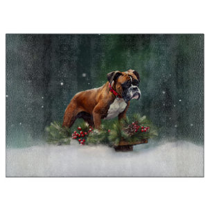 Boxer jul snö vinter