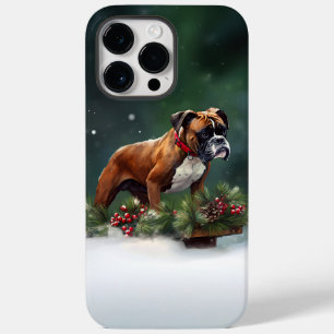 Boxer jul snö vinter