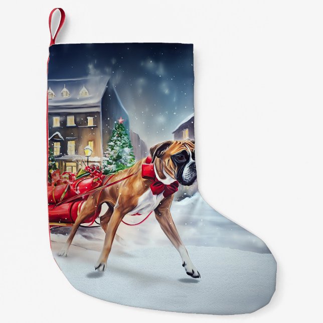 Boxer Julfestliga Säsongen Liten Julstrumpa (Framsidan)