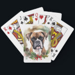 Boxer-julfransens andedräkt Festive Valp Casinokort<br><div class="desc">Tittar du perfekten julklapp till din hårig vän? Vår Hund julklapp är precis vad du behöver! Med ett vackert jultema är det idealisk present till ditt älskade husdjur. Oavsett om du är hund, hund, eller bara ett hund älskare, kommer den här presenten säkert att ge valpen glädje och upphetsning under...</div>