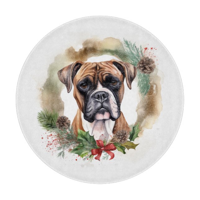 Boxer Julkrans Festiv Valp (Framsidan)