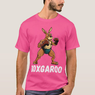 Boxer Kangaroo Boxing Handskar Kickboxing Mma Kick T Shirt
