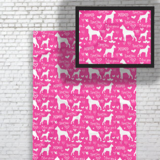 Boxer Kärlek Fleece Blanket - I Kärlek Boxers Pet 