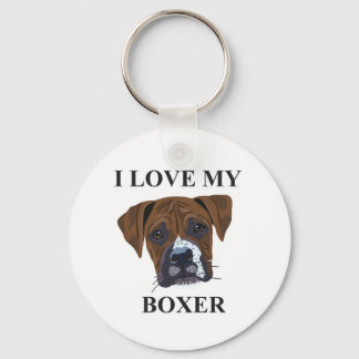 Boxer Kärlek Nyckelring