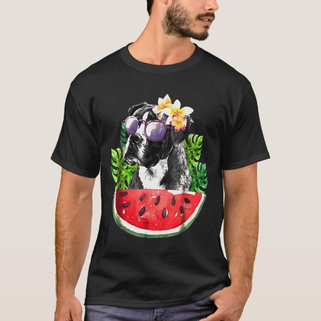 Boxer Kärlek sommar Watermelon Fruit T Shirt (Framsida)
