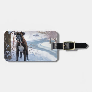 Boxer Låt det snöa jul Bagagebricka
