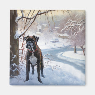 Boxer Låt det snöa jul Magnet