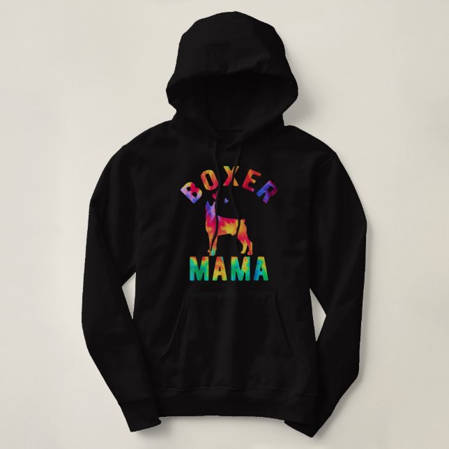 Boxer Mamma Boxer Mamma Boxer Hund älskare T Shirt (Design framsida)