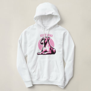 Boxer Mamma: Cute Rosa Boxer Hund Silhouette T Shirt