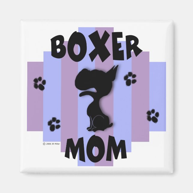 Boxer Mamma Magnet (Framsidan)