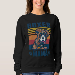 Boxer Mamma Mor Retro Hund Mamma 3 T Shirt