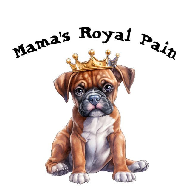 Boxer Mamma Royal Pain T Shirt (Skapare uppladdad)