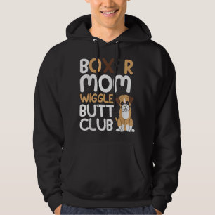 Boxer Mamma Wiggle Butt Klubb design Boxer-design Hoodie