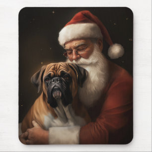 Boxer med Jultomten julafton Musmatta