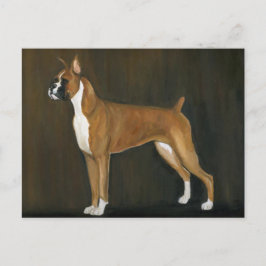 Boxer Original Hund Art-vykort Vykort