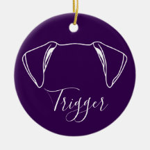 Boxer Ornament (Med Logo)