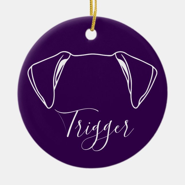 Boxer Ornament (Med Logo) (Framsidan)