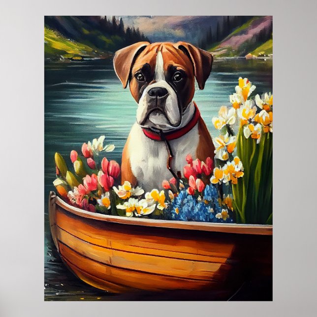 Boxer på en Paddle: En scen Äventyr Poster (Framsidan)