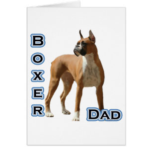 Boxer Pappa 4 Hälsningskort