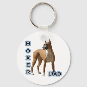 Boxer Pappa 4 - Nyckelkedja Nyckelring