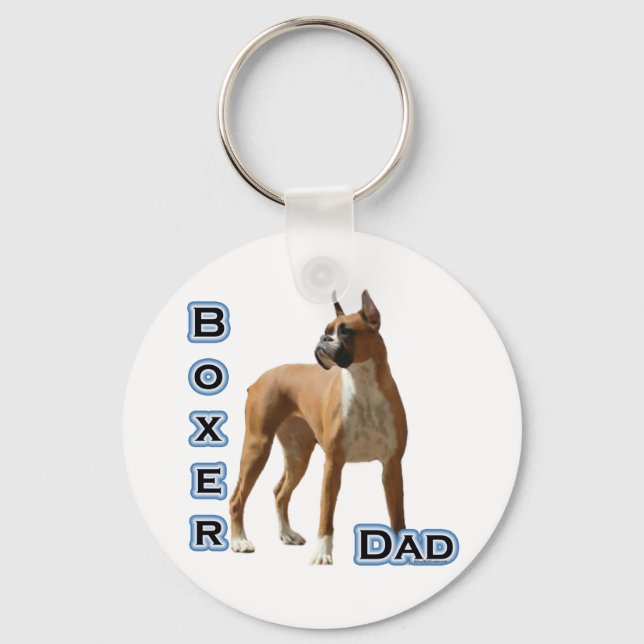 Boxer Pappa 4 - Nyckelkedja Nyckelring (Framsida)