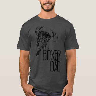 BOXER PAPPA HUND ANSIKTE T HUNDÄLSKARES BOXER PAPP SHIRT