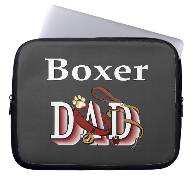 Boxer Pappa Laptop Sleeve (Framsidan)