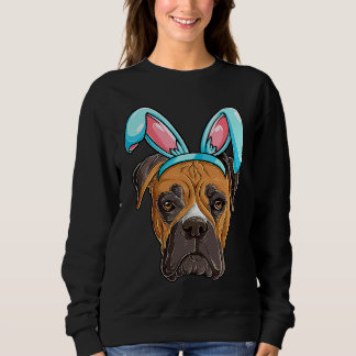 Boxer påskharen öron kostym män kvinnor hund t shirt