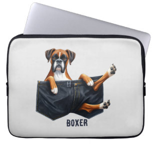Boxer Pocket Hund Laptop Fodral