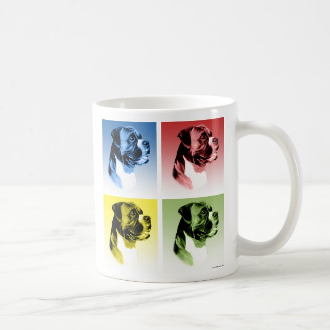 Boxer Pop Art Kaffemugg (Höger)