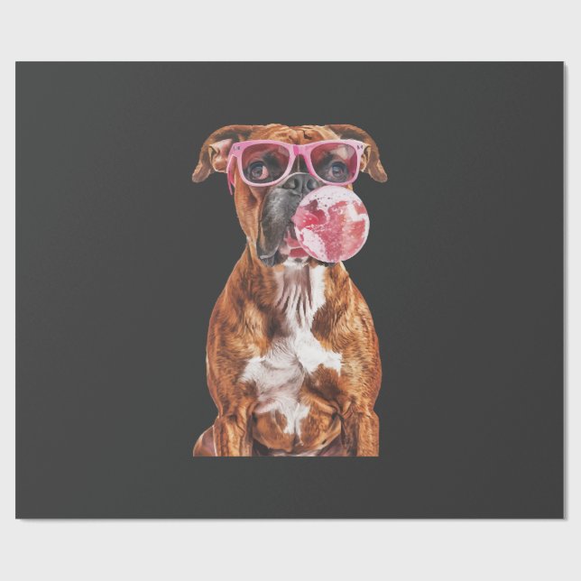 Boxer Presentpapper (Platt)