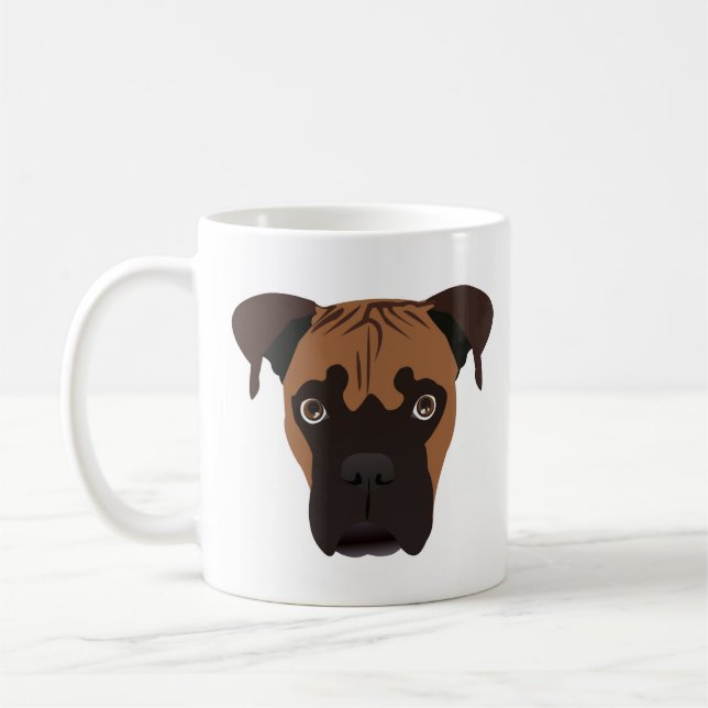 Boxer Puppy Kaffemugg (Vänster)
