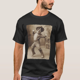 Boxer Rolig Hund Dum Cowboy T Shirt