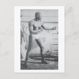 Boxer Sam Langford Vykort