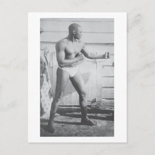 Boxer Sam Langford Vykort
