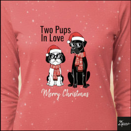 Boxer Shih Tzu Jul Solglasögon Halsduk T Shirt