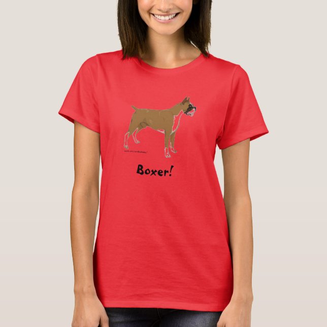 Boxer Shirt Tee Shirt (Framsida)