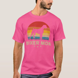 Boxer Silhouette Sunset Boxer Mamma T Shirt